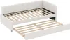 MODFU Lit Gigogne Capitonné 90x200 cm - Lit Multifonction Voir les images du produit 9