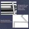 ZMH Lampa sufitowe LED Czarna Ściemnialna z Pilotem 50W Podgląd zdjęcia produktu 7