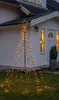 Dekoracja świąteczna LED 8 linii świetlnych z gwiazdą na Podgląd zdjęcia produktu 6