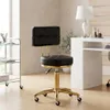 Tabouret cosmétique avec dossier, fauteuil de coiffeur Voir les images du produit 5