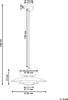 BELIANI Lampa wisząca czarna metalowy klosz klosz piętrowy Podgląd zdjęcia produktu 3