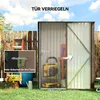 Outsunny Gerätehaus mit Pultdach 1,34 m² Metall Gartenhaus Produktbild-Vorschau 5