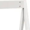 vidaXL Dach für Kinderbett Weiß 199x80,5x88 cm Massivholz Produktbild-Vorschau 6