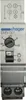 A Hager EMN 001 timer switch is shown against a white background. The timer has a dial for setting time, a toggle switch, and connection terminals at the bottom. Podgląd zdjęcia produktu