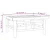 3-tlg. Garten-Lounge-Set mit Kissen Creme Bambus Produktbild-Vorschau 11