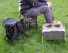 highfeld Camping Stuhl Hocker mit Rucksack camouflage Produktbild-Vorschau 7