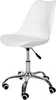 Akord Sedia Girevole Bianca 44X40X85 Cm Anteprima dell’immagine prodotto 3