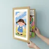 Relaxdays Kinder Bilderrahmen A4, klappbar, magnetisch, Produktbild-Vorschau 5