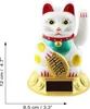 Glückskatze - Maneki-neko - Winkekatze Solar - runder Produktbild-Vorschau 5