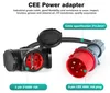 Adaptér CEE 16A 400V na 3x 230V 16A rozdělovač, gumový Náhled obrázku produktu 3