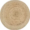 vidaXL Ručne vyrobený sedací puf 45 x 30 cm Juta Náhľad obrázku produktu 1