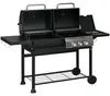 Outsunny Holzkohlgrill Gasgrill mit 2+1 Brenner, Produktbild-Vorschau 1