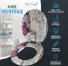 SANILO® WC sedátko s mechanismem soft-close lila, WC Náhled obrázku produktu 3