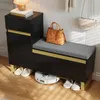 Szafka na buty Merax z ławką, duża półka na buty do Podgląd zdjęcia produktu 7