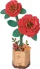 ROBOTIME Red Camellia, 113 kusov, Flóra, 8 rok / roky Náhľad obrázku produktu 1