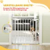 PawHut Treppenschutzgitter Absperrgitter ohne Bohren 76-81 Produktbild-Vorschau 4