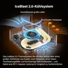 Diagram illustrating the IceBlast 2.0 cooling system of a mini PC. Produktbild-Vorschau