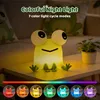 LED Frosch Silikon Nachtlicht Kinder,7 Farben, Kabellos Produktbild-Vorschau 3