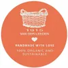 A circular orange graphic with white text and an illustration of a basket. Produktbild-Vorschau