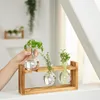 Váza Relaxdays ve tvaru zkumavky, kulaté skleněné vázy s Náhled obrázku produktu 6