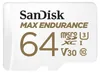 Carte mémoire microSDXC SanDisk Max Endurance 64 Go UHS-I Voir les images du produit 1