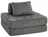 Fauteuil-lit 2 en 1 HOMCOM, canapé-lit pliable avec Voir les images du produit 1