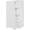 WOHNLING Badschrank Landhaus-Stil MDF-Holz 56 x 83 x 30 cm Produktbild-Vorschau 3