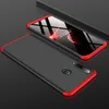 A black and red phone case is shown on a black surface. Produktbild-Vorschau