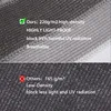 A close-up comparison of two types of fabric, highlighting the differences in density and UV protection. Produktbild-Vorschau