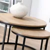 2er-Set runde Satztische, Durchmesser 70 cm – LENNY Produktbild-Vorschau 6