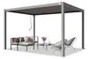 PRIMEYARD Pergola 3x4 m montanti in alluminio con tetto a Anteprima dell’immagine prodotto 1