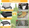 XMTECH 2 kusy kovový valček na rastliny, 30 cm podložka pod Náhľad obrázku produktu 5
