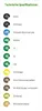 A list of technical specifications with icons and German text. Produktbild-Vorschau