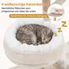 COSTWAY 132cm Kratzbaum, Katzenkratzbaum mit 4 abnehmbaren Produktbild-Vorschau 6