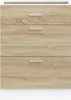 vidaXL Armoire basse de cuisine Lyon Chêne Sonoma Matériau Voir les images du produit 4