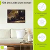 ARTland Leinwandbild Das Paar auf der Bank Größe: 40x30 cm Produktbild-Vorschau 2