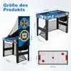 10-in-1 Multi-Spieltischset mit Billard, Hockey und Produktbild-Vorschau 2