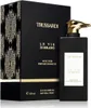 A black perfume bottle and its packaging are displayed against a white background. Podgląd zdjęcia produktu