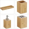 relaxdays 10032127_0 relaxdays Badaccessoires-Set   braun Anteprima dell’immagine prodotto 6