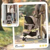 PawHut Hundewagen Hundebuggy Katzenwagen Tierbuggy Pet Produktbild-Vorschau 3