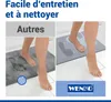 WENKO Badematte Astera Vorleger Grau Diatomit Badeteppich Produktbild-Vorschau 6