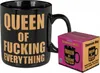 Veľký hrnček Queen - Queen of Fucking Everything 850 ml Náhľad obrázku produktu 6