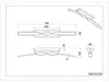 Plafoniera LED, sabbia, forma a onda, L 79 cm Anteprima dell’immagine prodotto 9