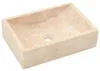 Umywalka, 45 X 30 X 12 Cm, Marmurowa, Kremowa Lumarko! Podgląd zdjęcia produktu 6