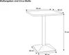 Bistrotisch Emile | 50 x 50 cm eckig | Akazienholz massiv | Produktbild-Vorschau 6
