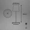 Briloner lampada da tavolo senza fili, touch, luce colorata Anteprima dell’immagine prodotto 8