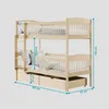 Hochbett Kinder, Etagenbett, Kinderbett | Massives Produktbild-Vorschau 2