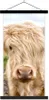 MuchoWow® Textilposter Schottische Hochlandrind - Licht - Produktbild-Vorschau 1