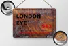 Blechschild London 30x20cm Westminster London Eye SE1 Produktbild-Vorschau 3