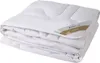 A folded white duvet is shown against a white background. Produktbild-Vorschau